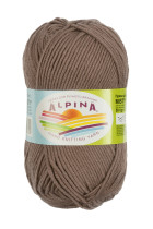 Пряжа ALPINA " MISTY" 70% хлопок, 30% шерсть 10 * 50г 105 м №09 какао. Цена за упаковку 10 шт — фото 1