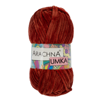 Пряжа ARACHNA "UMKA" 100% полиэстер 5 * 100 г 120 м №27 терракотовый. Цена за упаковку 5 шт — фото 1