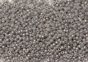 Бисер Япония MIYUKI Seed Beads 15/0 100г 1865 дымчато-серый непрозрачный блестящий — фото 1