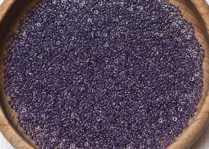 Бисер Япония MIYUKI Seed Beads 15/0 100г 0223 кристалл виноградная линия внутри — фото 5