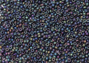 Бисер Япония MIYUKI Seed Beads 15/0 100г 0401FR мульти ирис матовый — фото 1