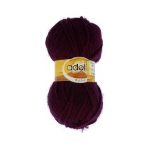 Пряжа ADELIA " RADA" 100% акрил 10 * 100 г 80 м №087 т. фиолетовый. Цена за упаковку 10 шт — фото 1
