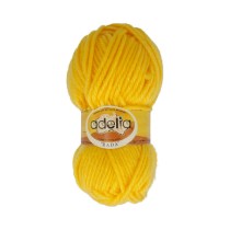 Пряжа ADELIA " RADA" 100% акрил 10 * 100 г 80 м №003 желтый. Цена за упаковку 10 шт — фото 2
