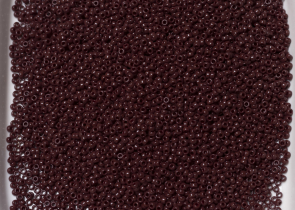 Бисер Япония MIYUKI Seed Beads 15/0 5г 0409 шоколад непрозрачный — фото 4