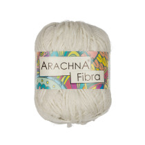 Пряжа ARACHNA " Fibra" 100% полиэфир 10 * 50г 200 м №19 натуральный. Цена за упаковку 10 шт — фото 1