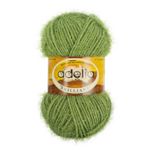 Пряжа ADELIA " BRILLIANT" 100% полиэстер 10 * 50г 90 м №10 салатовый. Цена за упаковку 10 шт — фото 1