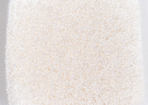 Бисер Япония MIYUKI Seed Beads 15/0 5г 0281 бледный кристалл радужный персиковая линия внутри — фото 4