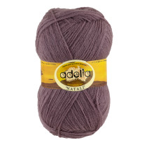 Пряжа ADELIA " NATALI" 100% акрил 10 * 50г 300 м №23 св. серо- фиолетовый. Цена за упаковку 10 шт — фото 1