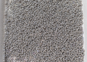 Бисер Япония MIYUKI Seed Beads 15/0 100г 1865 дымчато-серый непрозрачный блестящий — фото 4