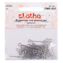 " Zlatka" Штифт FMK- S01 20 мм 50 шт 04 под золото — фото 2
