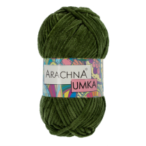 Пряжа ARACHNA "UMKA" 100% полиэстер 5 * 100 г 120 м №32 травяной. Цена за упаковку 5 шт — фото 1
