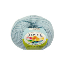 Пряжа ALPINA " ORNELLA MERINO" 100% мериносовая шерсть 10 * 50г 125 м №338 горчичный. Цена за упаковку 10 шт — фото 2