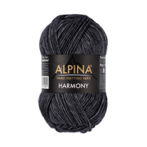 Пряжа ALPINA "HARMONY" 100% мериносовая шерсть 10 * 50г 175 м №11т.серый. Цена за упаковку 10 шт — фото 1