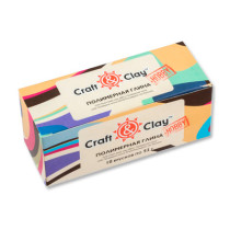 Craft & Clay полимерная глина CCH мраморная крошка 52 г 1601 белый — фото 3