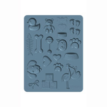 " Sculpey" Silicone Bakeable Mold силиконовая форма для слепков APM 65 Pet/ Baby — фото 2