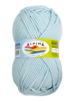 Пряжа ALPINA " MARTA" 100% тактифил 5 * 100 г 120 м №014 бл. голубой. Цена за упаковку 5 шт — фото 1
