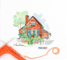 Набор для вышивания "PANNA" DE-7010 ( ДЕ-7010 ) "Уютный домик" — фото 3