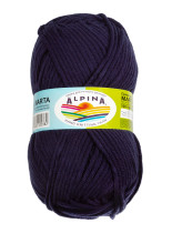 Пряжа ALPINA " MARTA" 100% тактифил 5 * 100 г 120 м №015 т. синий. Цена за упаковку 5 шт — фото 1