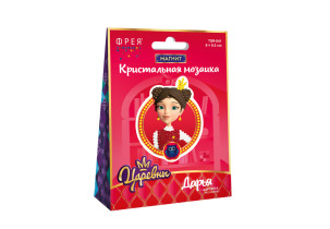 Кристальная ( алмазная) мозаика  " ФРЕЯ" TSR- 041 магнит " Дарья" 8 х 9. 5 см — фото 2