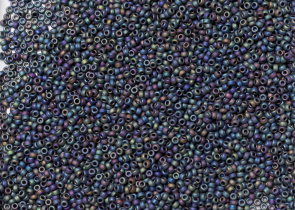 Бисер Япония MIYUKI Seed Beads 15/0 5г 0401FR мульти ирис матовый — фото 4