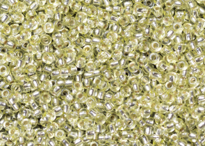 Бисер Чехия круглый 10/0 50г 78253 салатовый — фото 1