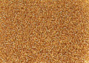 Бисер Япония MIYUKI Seed Beads 15/0 100г 0004 золотой серебряная линия внутри — фото 5