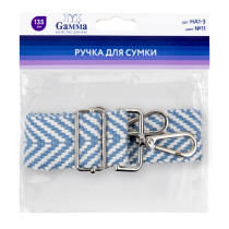 " Gamma" HA1- 3 Ручка для сумки, полиэстер 135 см 1 шт. №11 голубой — фото 2