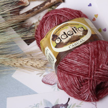 Пряжа ADELIA " CASUAL" 72% хлопок, 28% акрил 10 * 50г 130 м №09 синий. Цена за упаковку 10 шт — фото 5