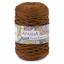 Пряжа ARACHNA " Cord Classic" 100% полиэфир 3 * 200 г ± 10 г 100 м №22 бронзовый. Цена за упаковку 3 шт — фото 1