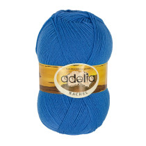 Пряжа ADELIA " RACHEL" 90% шерсть, 10% полиэстер 5 * 100 г 400 м №10 т. голубой. Цена за упаковку 5 шт — фото 1