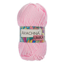 Пряжа ARACHNA "UMKA" 100% полиэстер 5 * 100 г 120 м №05 св.розовый. Цена за упаковку 5 шт — фото 1