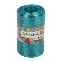 Пряжа ARACHNA " Raffia" 100% полипропилен 5 * 50г ± 10 г 200 м №23 бирюзовый. Цена за упаковку 5 шт — фото 1