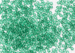 Бисер Япония MIYUKI Seed Beads 15/0 100г 0147 изумрудный прозрачный — фото 2