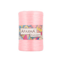 Пряжа ARACHNA " Raffia" 100% полипропилен 5 * 50г ± 10 г 200 м №11 св. красный. Цена за упаковку 5 шт — фото 1