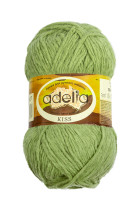 Пряжа ADELIA " KISS" 100% полиэстер 10 * 50г 145 м №27 зеленый. Цена за упаковку 10 шт — фото 1