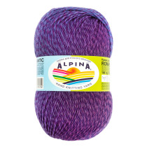 Пряжа ALPINA " ROMANTIC" 100% шерсть 5 * 100 г 300 м №11 зеленый- желтый- коричневый. Цена за упаковку 5 шт — фото 2
