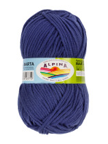 Пряжа ALPINA " MARTA" 100% тактифил 5 * 100 г 120 м №013 синий. Цена за упаковку 5 шт — фото 1