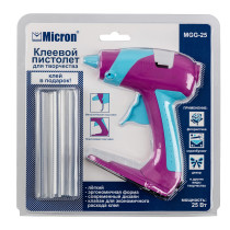 " Micron" Пистолет клеевой MGG- 25 d 7. 2 мм для творчества — фото 1