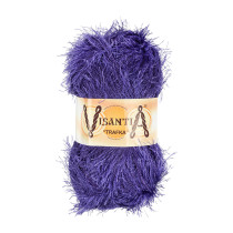 Пряжа VISANTIA " TRAFKA" 100% полиэстер 5 * 100 г 150 м №0064 фиолетовый. Цена за упаковку 5 шт — фото 1