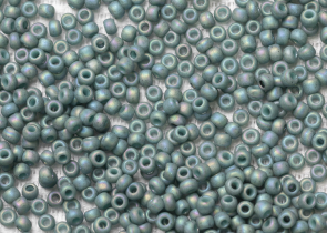 Бисер Япония Toho круглый 11/0 10г 2634F бирюза, матовый радужный полуглазурь — фото 1