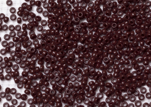 Бисер Япония MIYUKI Seed Beads 15/0 5г 0409 шоколад непрозрачный — фото 2