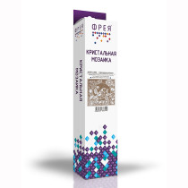 Кристальная ( алмазная) мозаика  " ФРЕЯ" ALVR- 09 090 " Кружевная птица" 24. 5 х 24. 5 см — фото 3