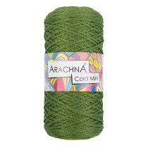 Пряжа ARACHNA " Cord Mini" 100% полиэфир 3 * 75 г ± 10 г 200 м №07 травяной. Цена за упаковку 3 шт — фото 1
