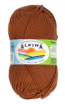 Пряжа ALPINA " NATURE" 100% хлопок 10 * 50г 105 м №008 терракотовый. Цена за упаковку 10 шт — фото 1