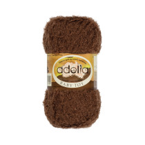 Пряжа ADELIA " BABY TOY" 100% нейлон 10 * 50г 255 м №07 коричневый. Цена за упаковку 10 шт — фото 1