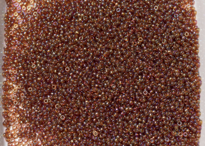 Бисер Япония MIYUKI Seed Beads 15/0 5г 0257 топаз прозрачный радужный — фото 4