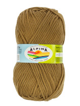 Пряжа ALPINA " MARTA" 100% тактифил 5 * 100 г 120 м №029 св. коричневый. Цена за упаковку 5 шт — фото 1