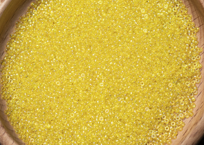 Бисер Япония MIYUKI Seed Beads 15/0 100г 0252 жёлтый прозрачный радужный — фото 5