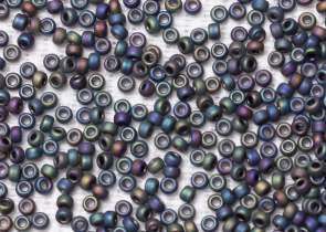 Бисер Япония MIYUKI Seed Beads 15/0 100г 0401FR мульти ирис матовый — фото 2
