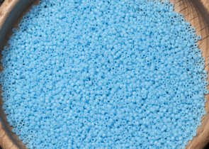 Бисер Япония MIYUKI Seed Beads 15/0 5г 0413 бирюзовый синий непрозрачный — фото 5